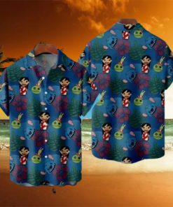 Lilo And Stitch Casual Button Best Hawaiian Shirts