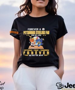 Lilo And Stitch Football Forever A Pittsburgh Steelers Fan 2024 Shirt