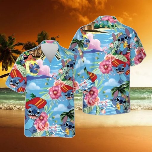 Lilo And Stitch Hawaiian Shirt Unique Gift Holiday Gift For Surfers