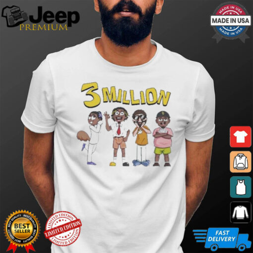 Limited 3 Million Subscribers Shirt