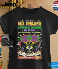 Limited 420 On The Rocks Wiz Khalifa Red Rocks Morrison CO 04 20 2025 T Shirt