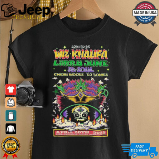 Limited 420 On The Rocks Wiz Khalifa Red Rocks Morrison CO 04 20 2025 T Shirt