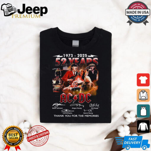 Limited Edition ACDC 52th Anniversary 2D T Shirt