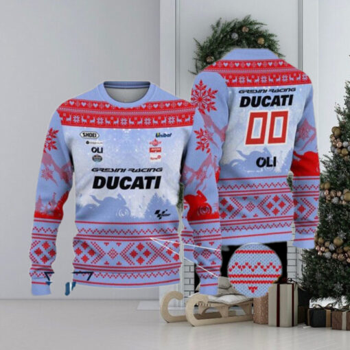 Limited Gresini Racing Ugly Christmas Sweater Gift For Holiday