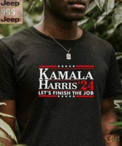 Limited Kamala Harris '24 Let's Finish The Job Shirts