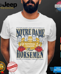 Limited Notre Dame 1924 Four Horsemen Shirt