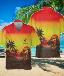 Lineman Sunset Pocket Hawaiian Shirt Beach Shirt For Men Women