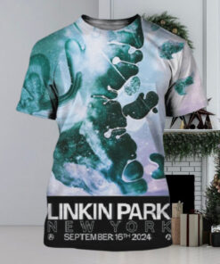 Linkin Park From Zero Tour 2024 New York Brooklyn Limited Edition Poster At Barclays Center On September 16 2024 All Over Print Shirt