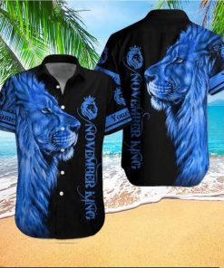 Lion November Guy Custom Name Hawaiian Shirt