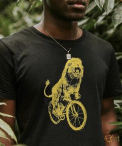 Lion on a Bicycle T Shirt