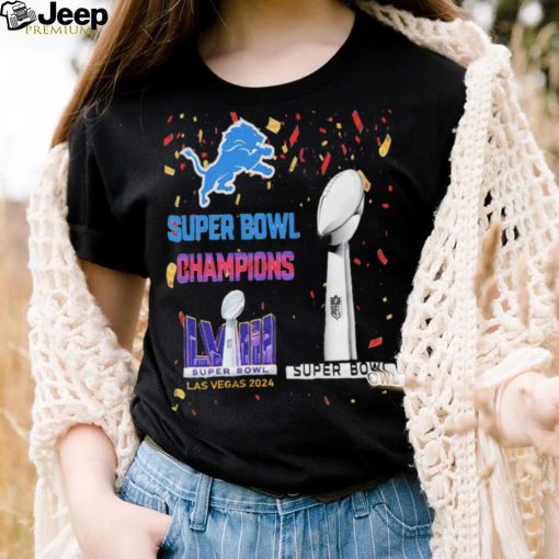 Lions Super Bowl Champions LVIII Las Vegas 2024 Shirt