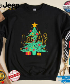 Lit AF Christmas tree shirt