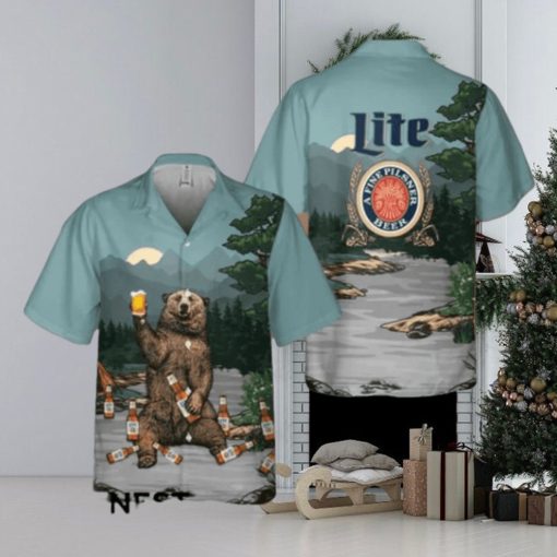 Lite A Fine Pilsner Beer Hawaiian Shirt