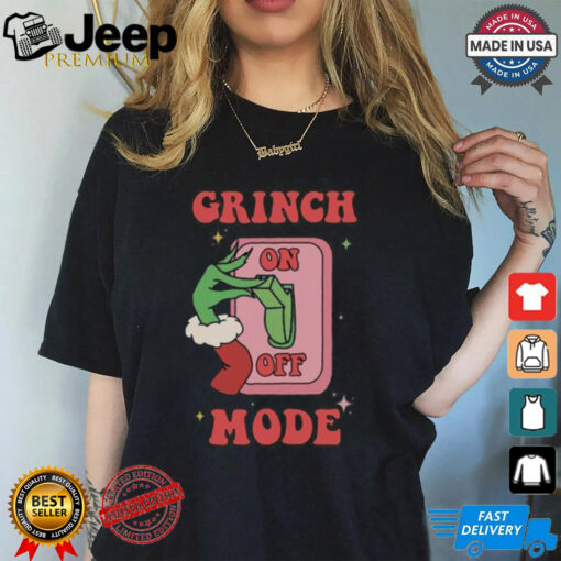 Little Grinch Mode On Off Lovers Shirt