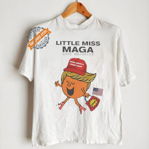 Little Miss Maga Womens Shirt