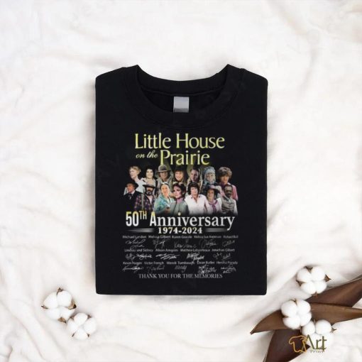 Littlé house on the prairie 50th anniversary 1974 2024 thank you for the memories shirt