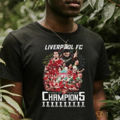 Liverpool FC Carabao Cup Final 2024 10 Time Champions T Shirt