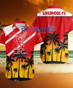 Liverpool FC Logo Button Down Hawaiian Shirt Hip Summer Trend