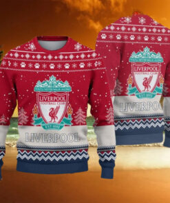 Liverpool The Reds England Premier League Christmas Ugly Sweater