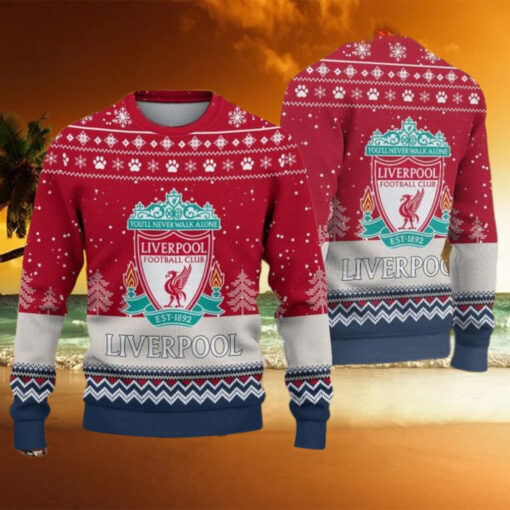 Liverpool The Reds England Premier League Christmas Ugly Sweater