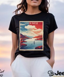 Loch Ness United Kingdom England Vintage Poster Tourism T shirt