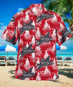 Lockheed Martin F 35 Lightning II Christmas Hawaiian Shirt