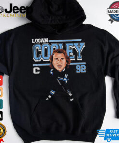 Logan Cooley Utah NHL hockey cartoon vintage shirt