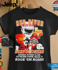 Longhorns Red River Rivalry Beat Sooners 2024 Hook ‘Em Horns Shirt