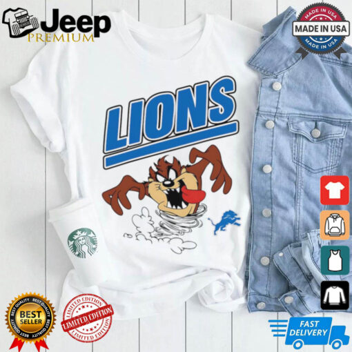 Looney Tunes Taz Detroit Lions shirt