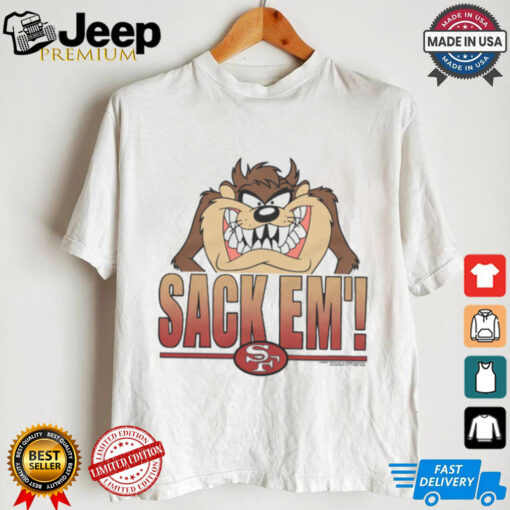 Looney Tunes Taz Sack Em’ x San Francisco 49ers Shirt