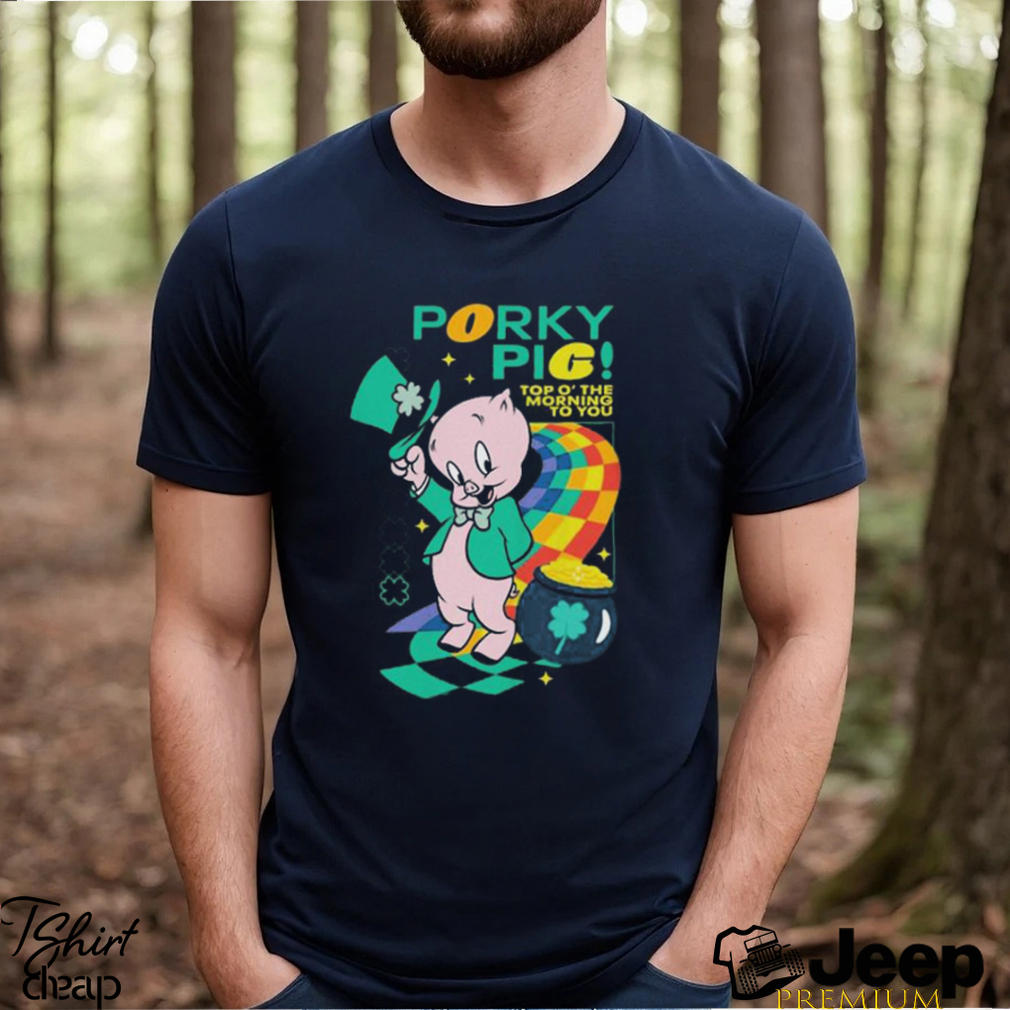 Looney Tunes Characters In Frames Crew Neck Short Sleeve Royal