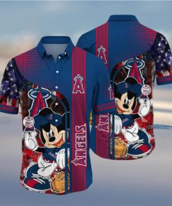 Los Angeles Angels MLB Print 3D Hawaiian Shirt For Men And Women