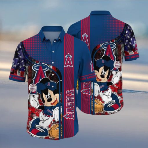 Los Angeles Angels MLB Print 3D Hawaiian Shirt For Men And Women