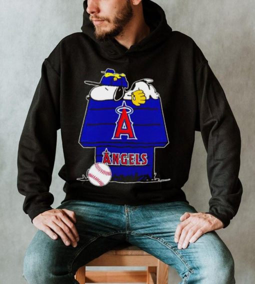 Los Angeles Angels Snoopy And Woodstock The Peanuts Baseball shirt