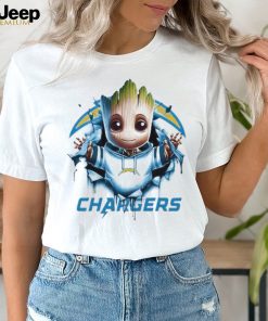 Los Angeles Chargers Baby Groot Blood Inside Me Shirt