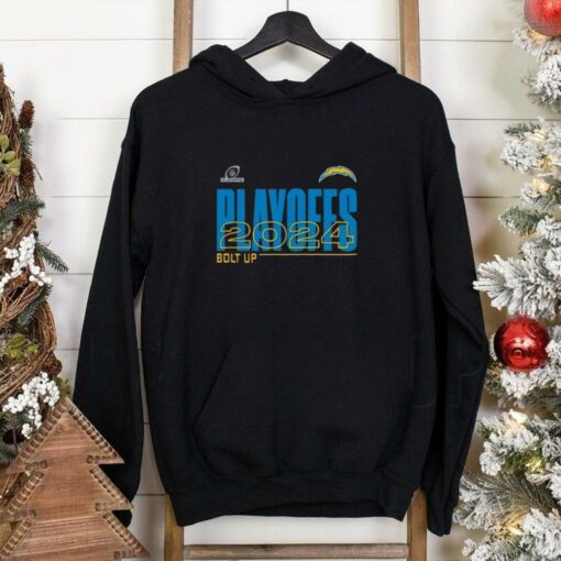 Los Angeles Chargers Bolt Up 2024 NFL Playoffs Shirt