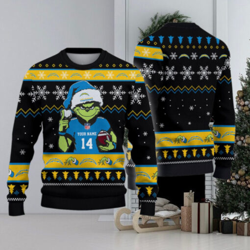 Los Angeles Chargers Custom Chrismas Ugly Sweater