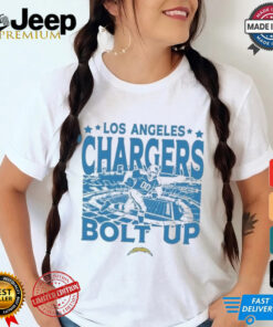 Los Angeles Chargers Gameday Bolt Up Vintage Stadium Shirt