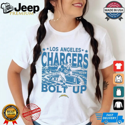 Los Angeles Chargers Gameday Bolt Up Vintage Stadium Shirt