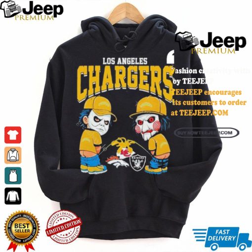 Los Angeles Chargers NFL Halloween Peeing Funny Shirt