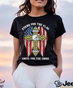 Los Angeles Chargers Stand For The Flag Kneel For The Cross 2024 T shirt