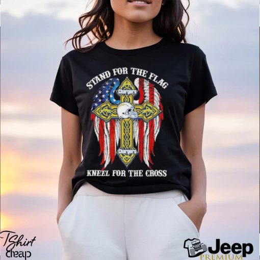 Los Angeles Chargers Stand For The Flag Kneel For The Cross 2024 T shirt