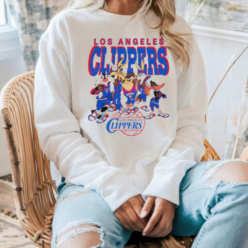Los Angeles Clippers Looney Tunes characters NBA basketball shirt