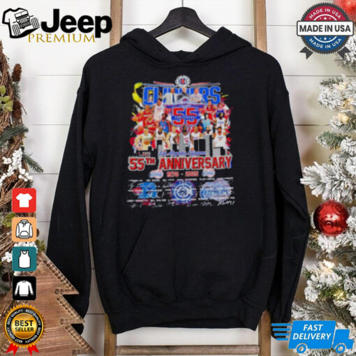 Los Angeles Clippers The Clippers 55th Anniversary 1970 2025 signatures shirt