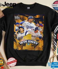 Los Angeles Dodgers 1 Win Away World Series 2024 Champions Shirt