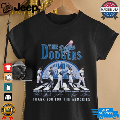 Los Angeles Dodgers 141th Anniversary 1883 2024 Thank You For The Memories T Shirt