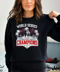 Los Angeles Dodgers 2024 Champions World Series Celebration With Fan Shirt