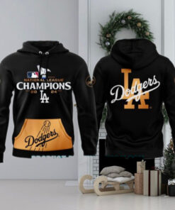 Los Angeles Dodgers 2024 National League Champions Locker Room Hoodie