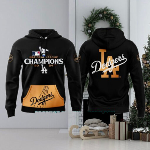 Los Angeles Dodgers 2024 National League Champions Locker Room Hoodie