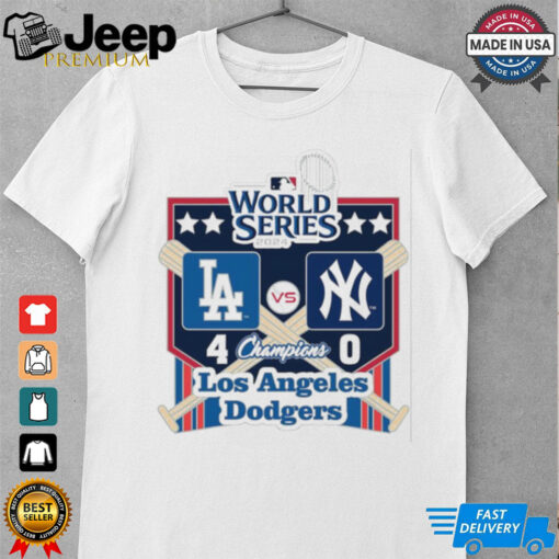 Los Angeles Dodgers 2024 World Series Champions win New York Yankees logo shirt